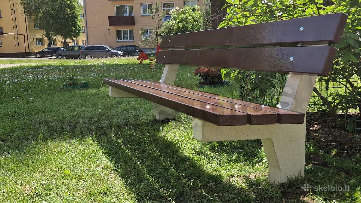 Parduodami lauko suolai su betoninėmis atramomis - nuotraukos Nr. 23