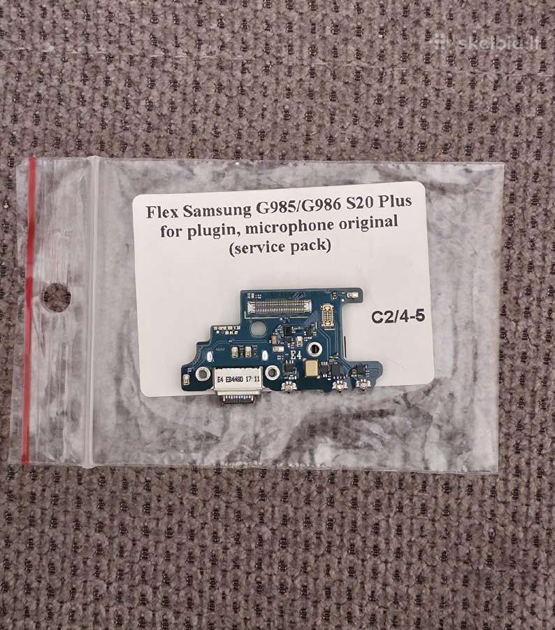 Samsung S20 Plus / S24 Plus krovimo lizdas