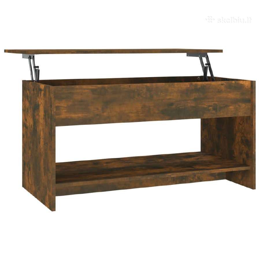 Vidaxl Kavos staliukas sonoma ąžuolo 102x50x52,5. - nuotraukos Nr. 2