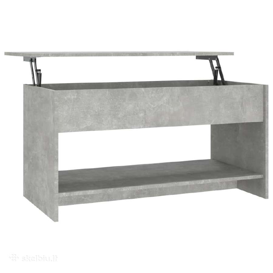 Vidaxl Kavos staliukas sonoma ąžuolo 102x50x52,5. - nuotraukos Nr. 4
