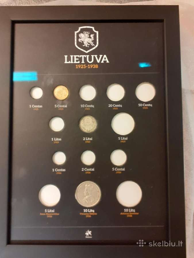 Dėklas tarpukario monetoms
