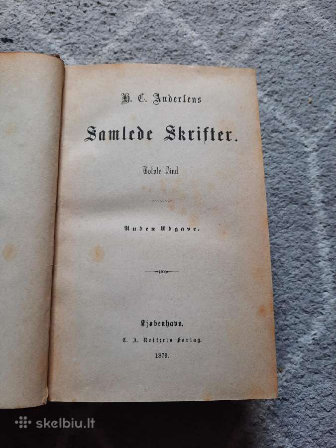 Sena H.c. Andersen knyga 1879m