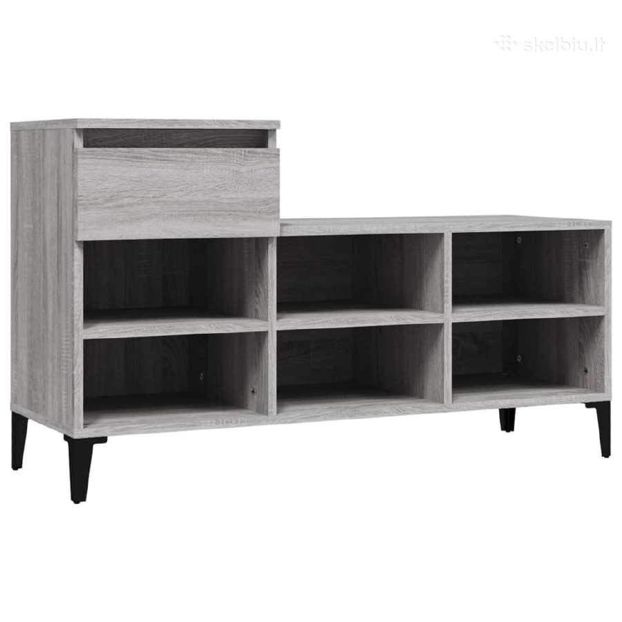 Vidaxl Spintelė batams, baltos spalvos, 102x36x60c - nuotraukos Nr. 3