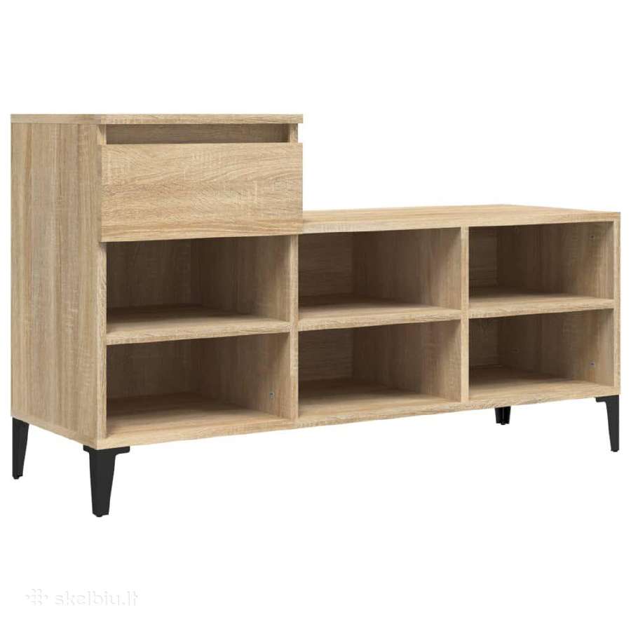 Vidaxl Spintelė batams, baltos spalvos, 102x36x60c - nuotraukos Nr. 5