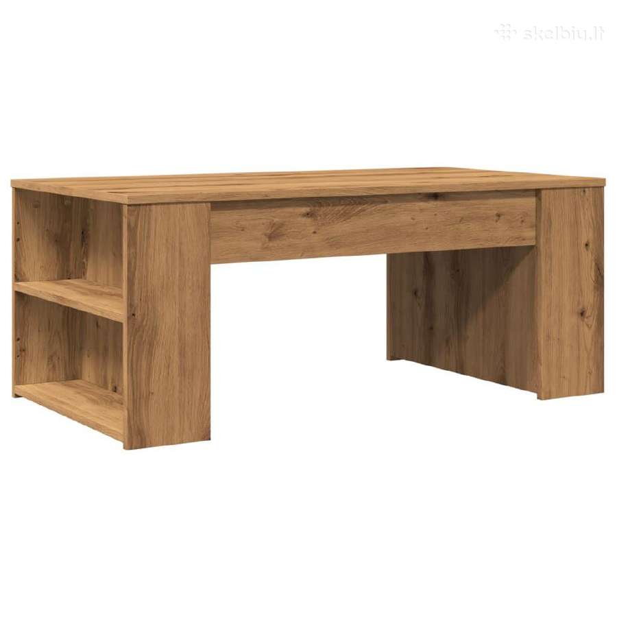 Vidaxl Kavos staliukas, artisano ąžuolo, 102x55x42 - nuotraukos Nr. 4
