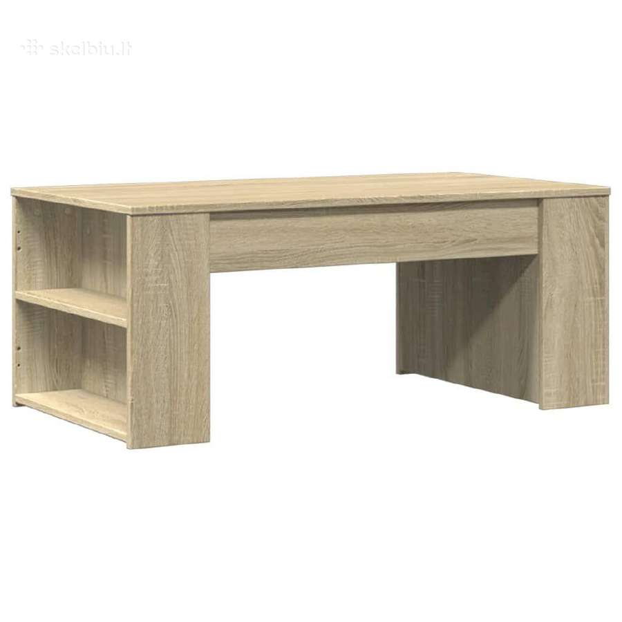 Vidaxl Kavos staliukas, artisano ąžuolo, 102x55x42 - nuotraukos Nr. 6
