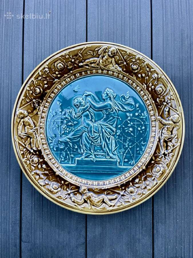 Majolica stiliaus lėkštės - nuotraukos Nr. 2