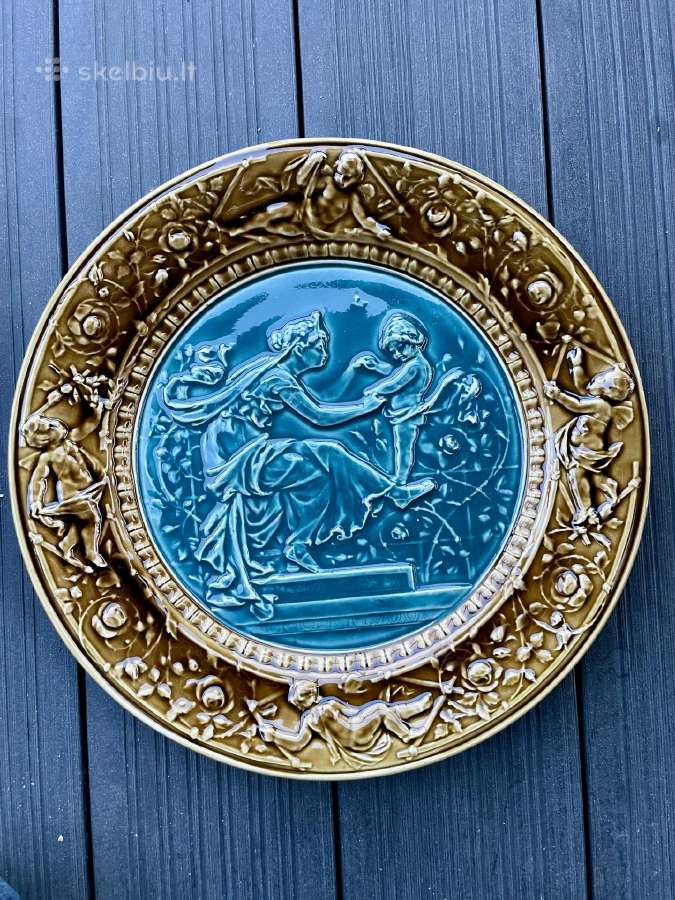 Majolica stiliaus lėkštės - nuotraukos Nr. 3