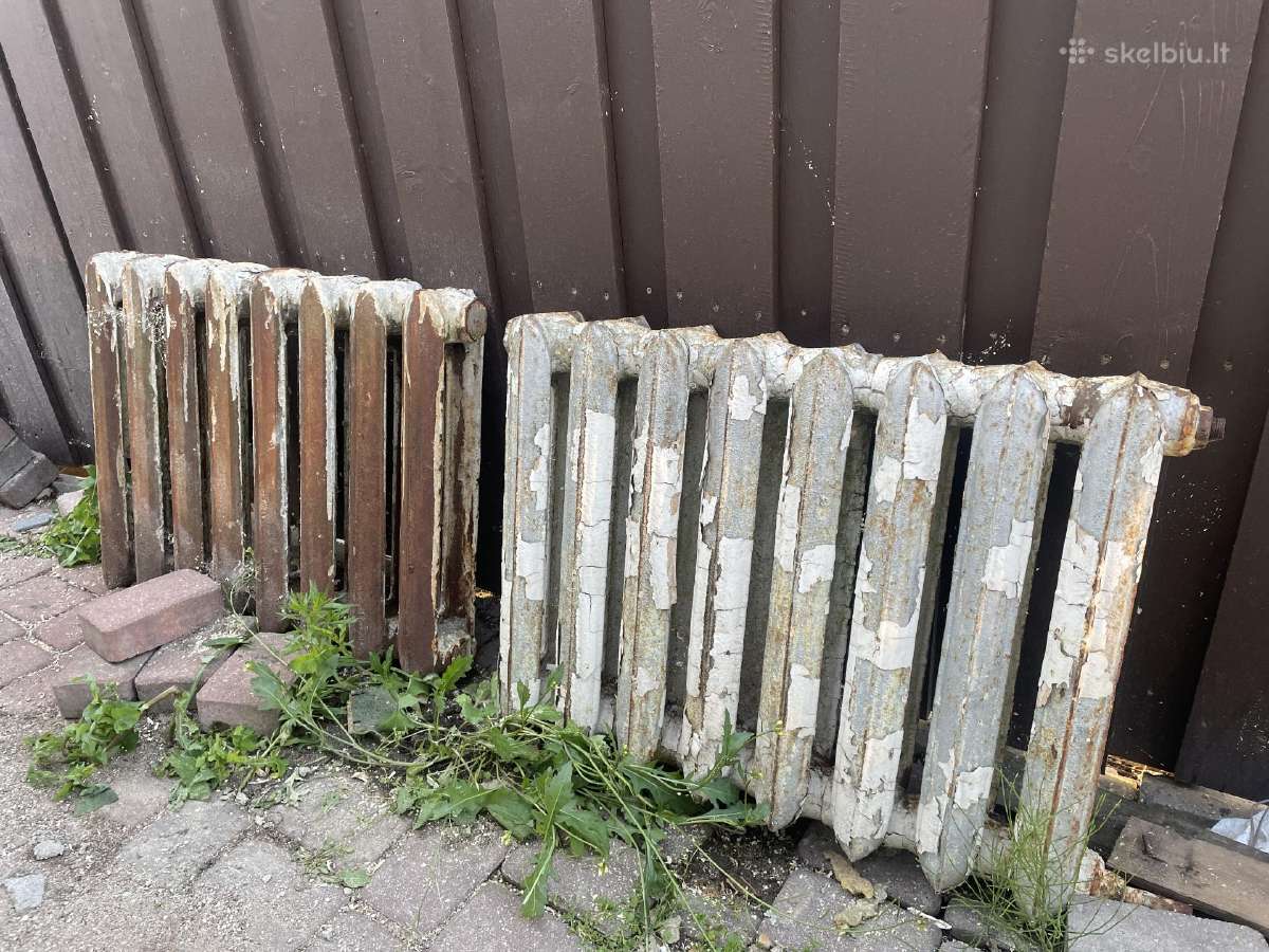 Du špyžiniai radiatoriai