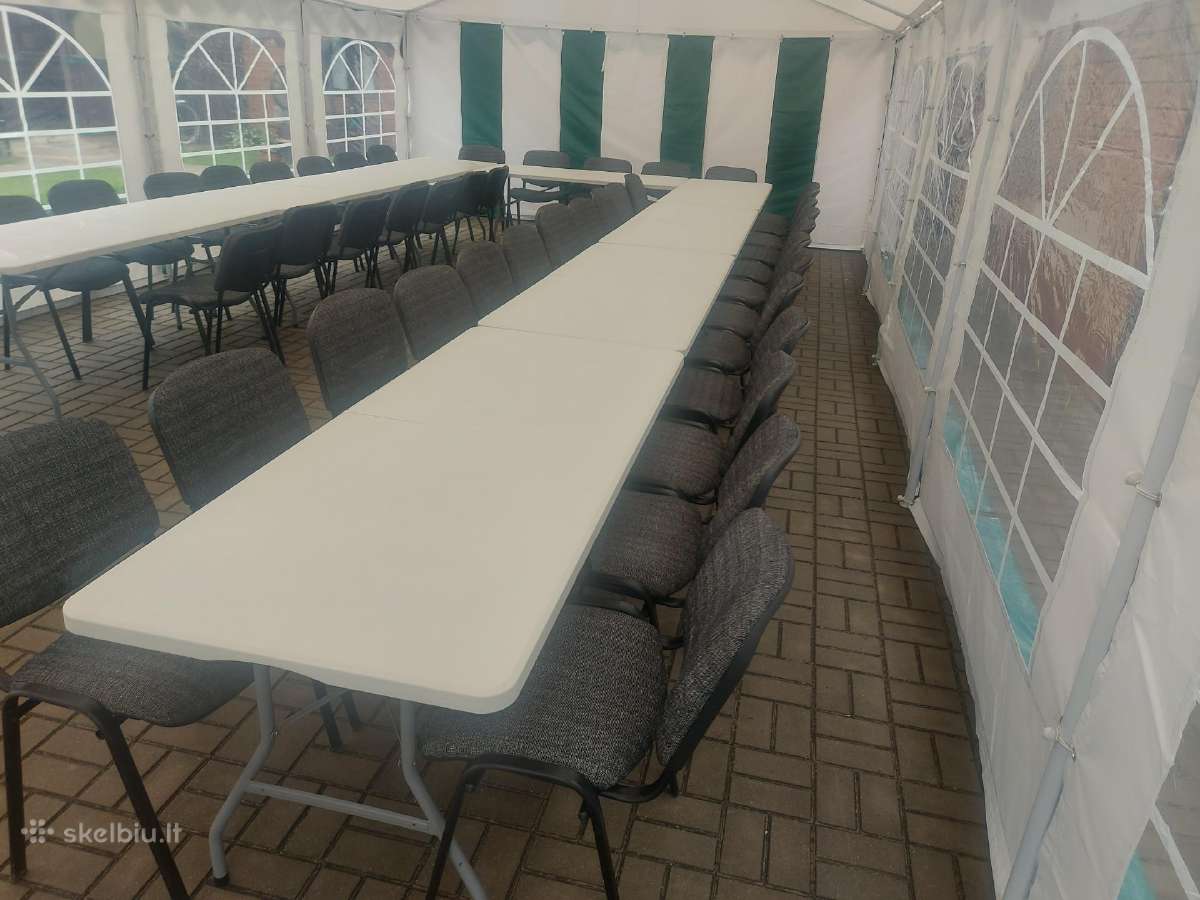 Palapinės renginiams iš Pvc ir sulankstomi baldai - nuotraukos Nr. 14