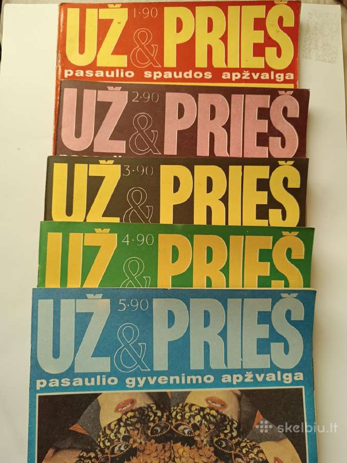 Žurnalo "Už & prieš" 1990 m. komplektas