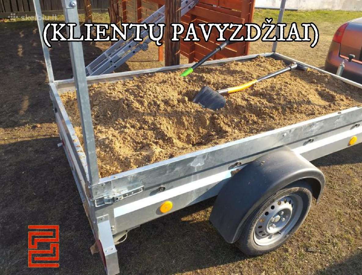Nauja 750kg priekaba su 80cm tentu - nuotraukos Nr. 3