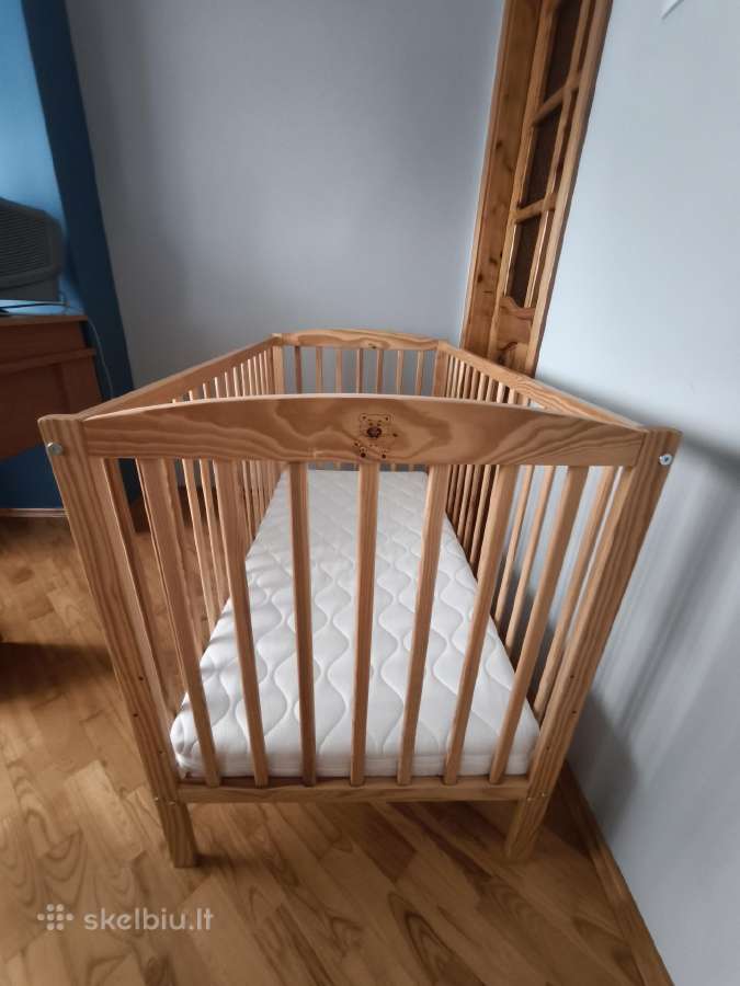 Labai mažai naudota vaikiška lovytė - nuotraukos Nr. 3