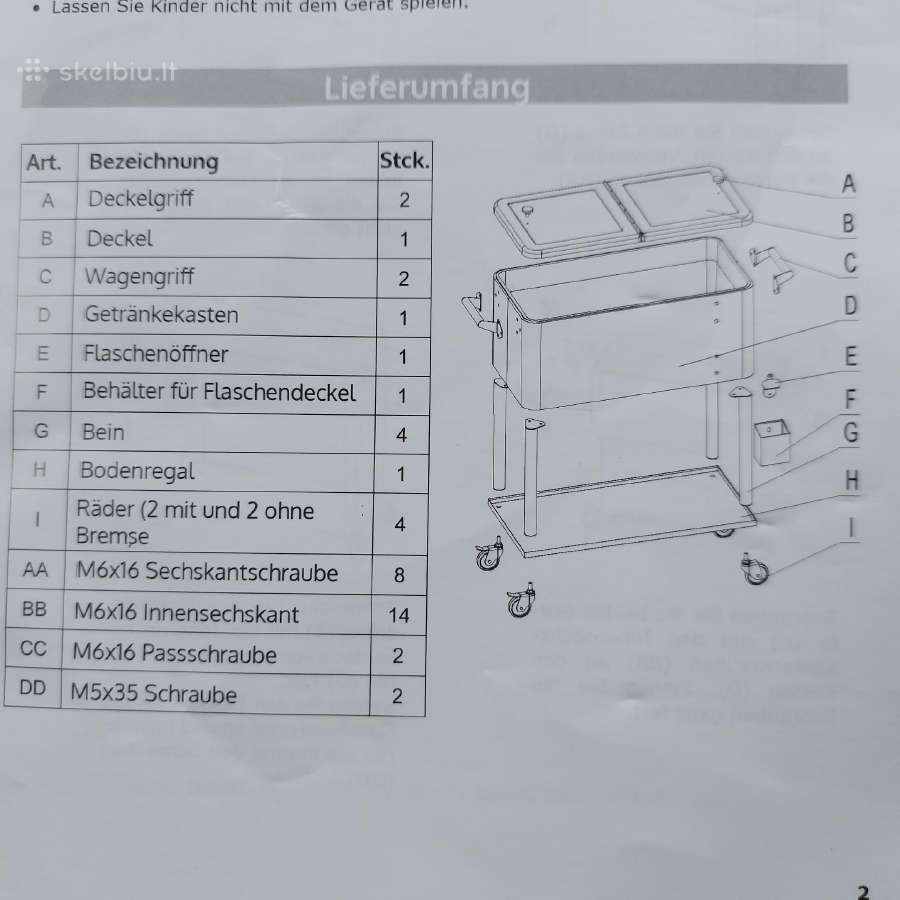 Ledukų vežimas daug gėrimų atšaldyti vienu metu - nuotraukos Nr. 7
