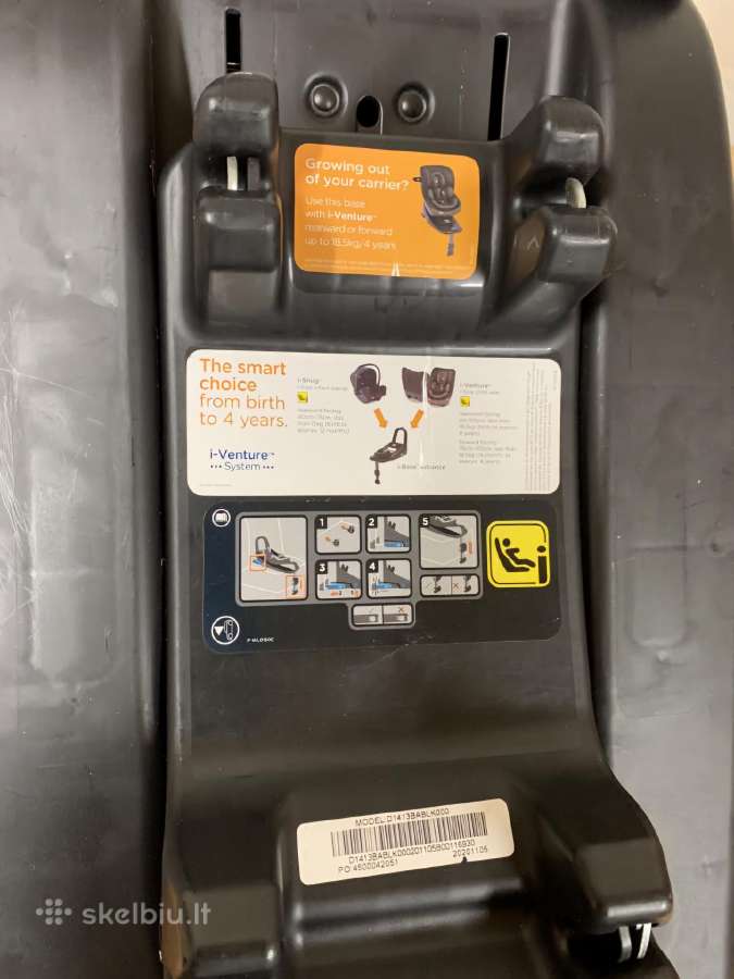 Auto kėdutė Joie I-snug 2 Coal ir i-base Advance - nuotraukos Nr. 6