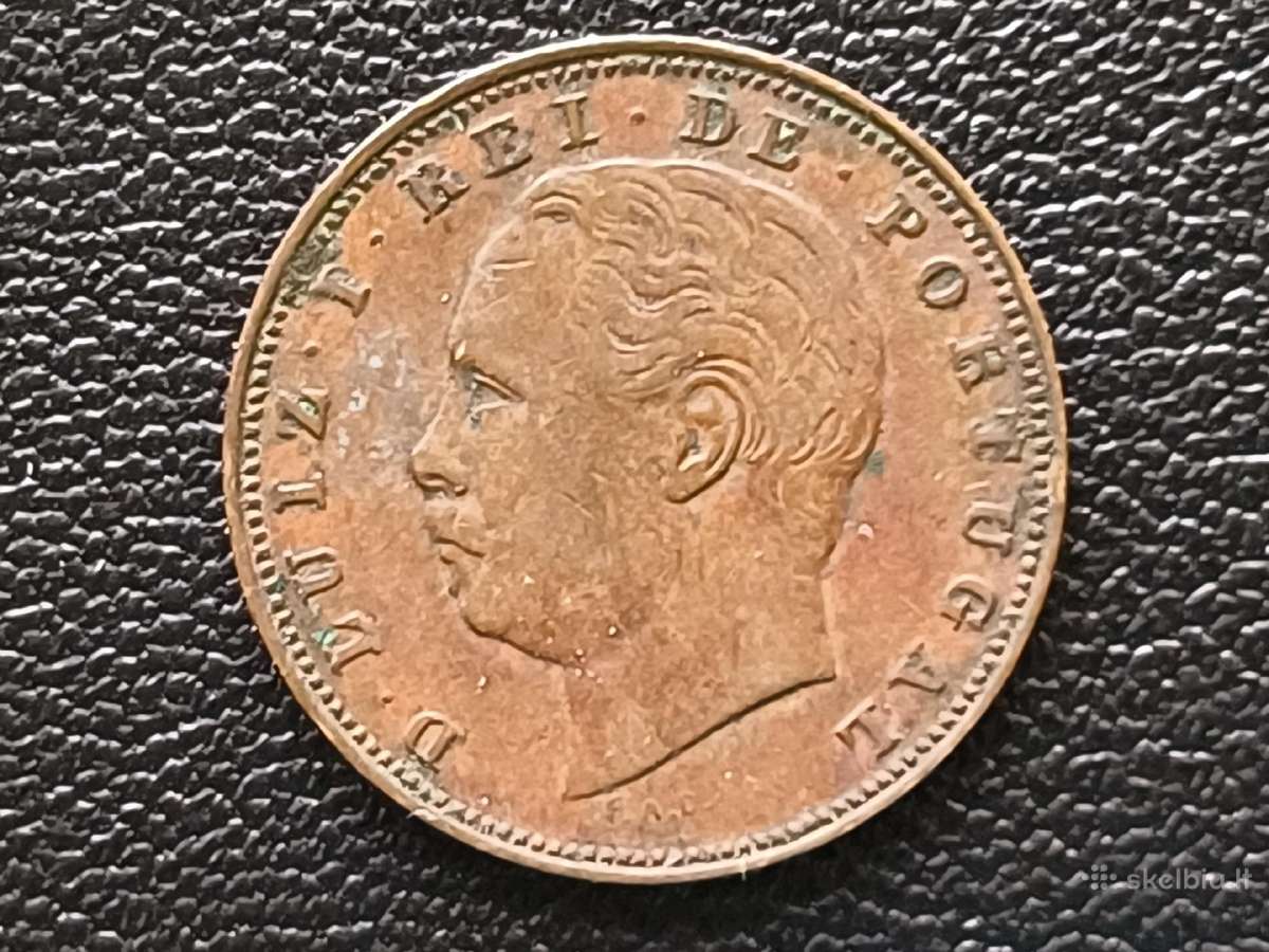 (14) 10 realų 1883m. Portugalija - nuotraukos Nr. 2