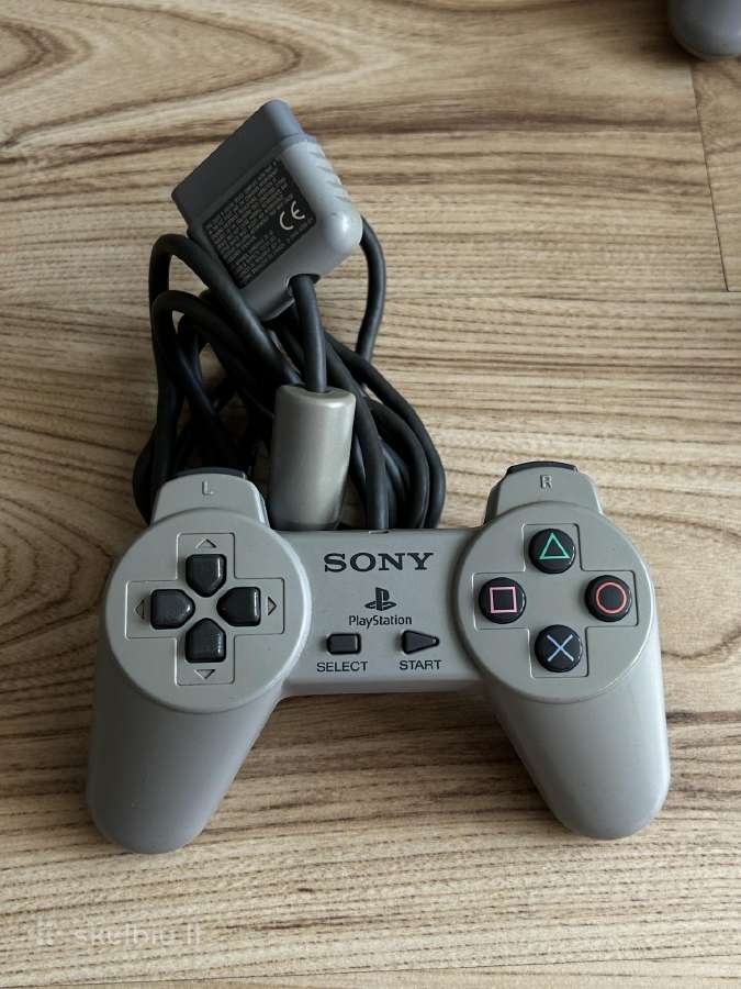 Originalus Sony Playstation 1 su priedais - nuotraukos Nr. 6