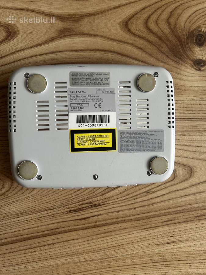 Originalus Sony Playstation 1 su priedais - nuotraukos Nr. 3