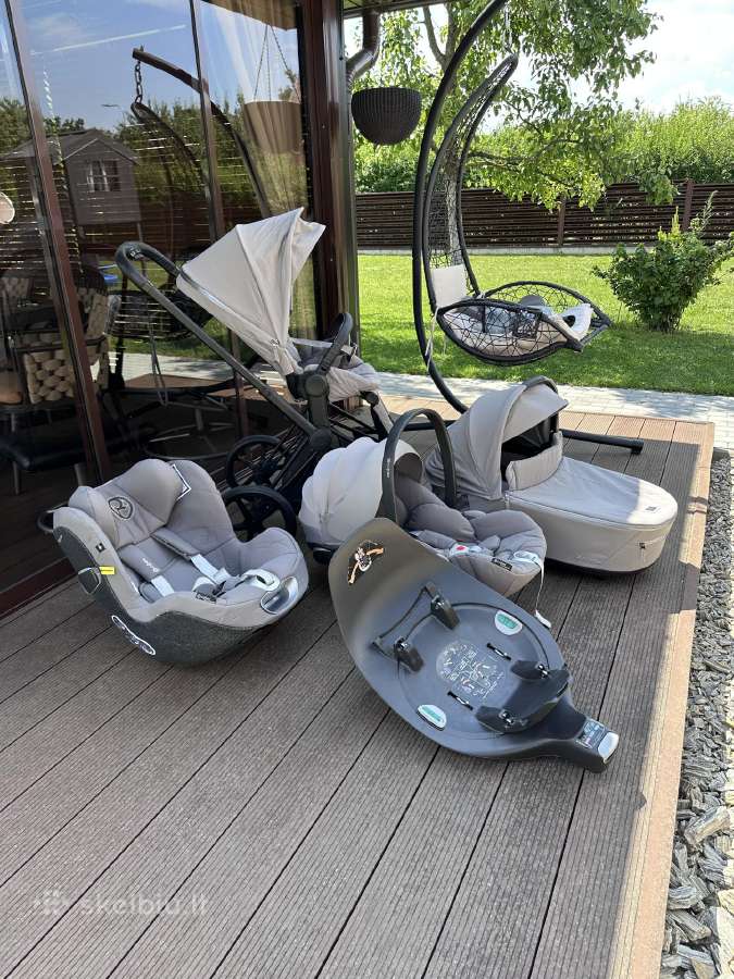 Parduodu vežimą Cybex Priam Soho Gray