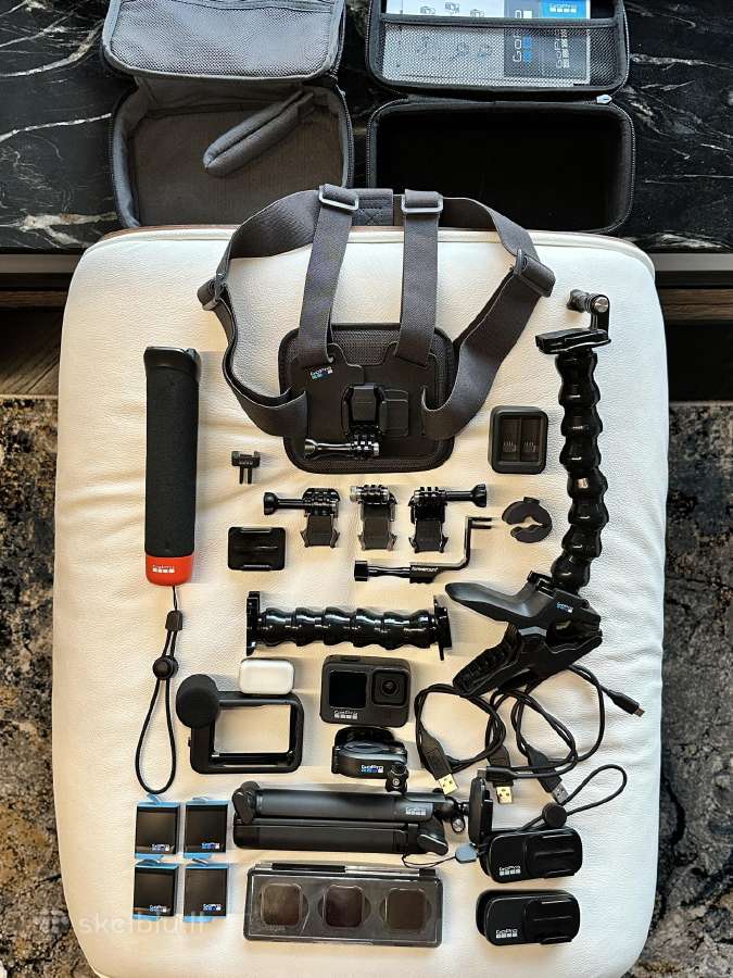 Gopro 9 Black Su Milijonais Priedų