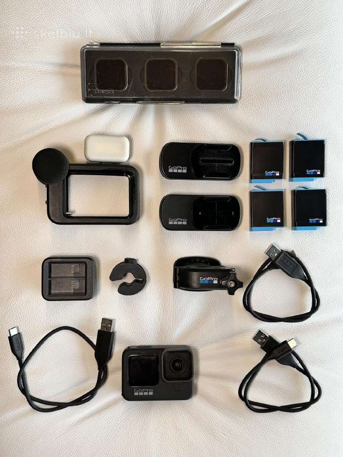 Gopro 9 Black Su Milijonais Priedų - nuotraukos Nr. 2