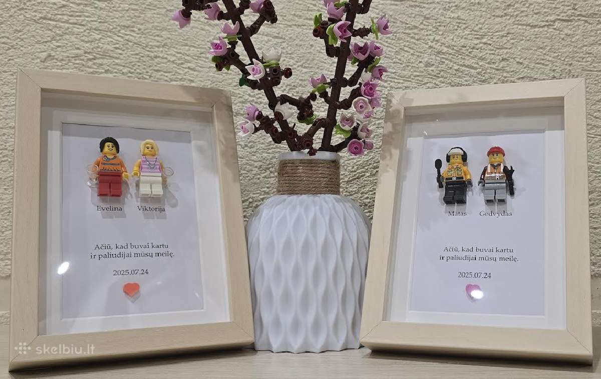 Personalizuoti Lego rėmeliai