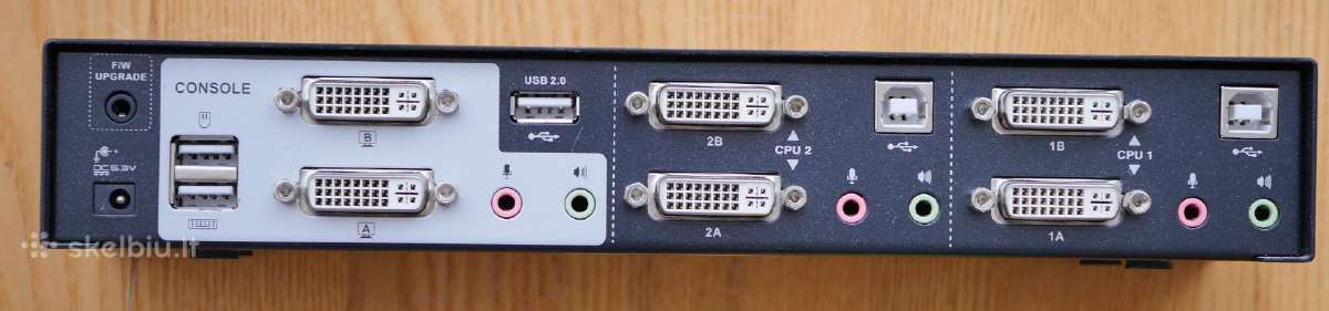 Gcs1642 Kvm switchas Dvi vaizdo plokstems