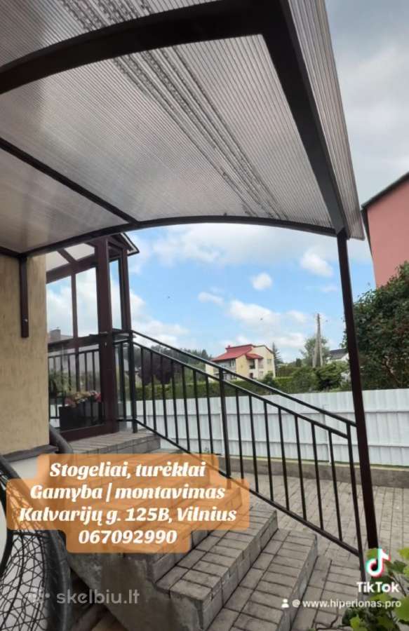 Stogelių, turėklų gamyba montavimas, - nuotraukos Nr. 19