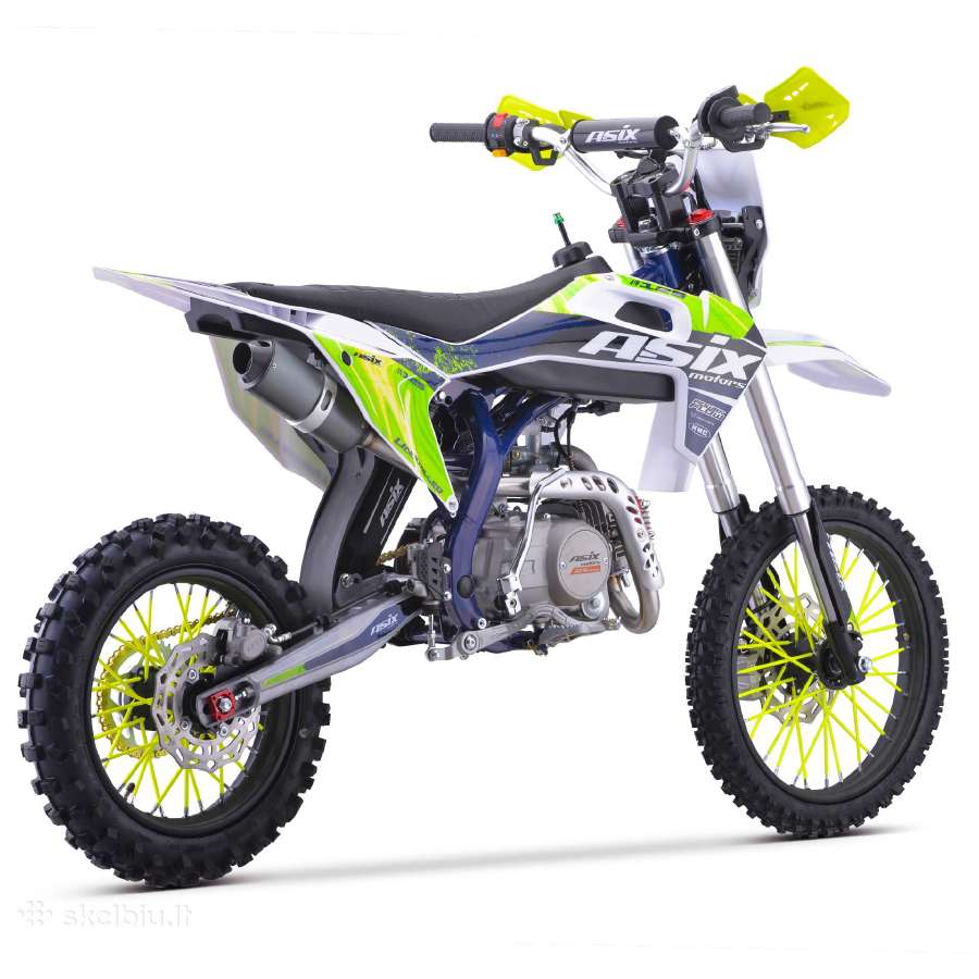 Krosinis motociklas 125cc Dt125 su el. starteriu - nuotraukos Nr. 3