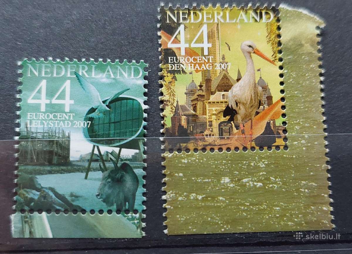 Nyderlandai 2007 , švarus, Michel Nr. 2514-2515