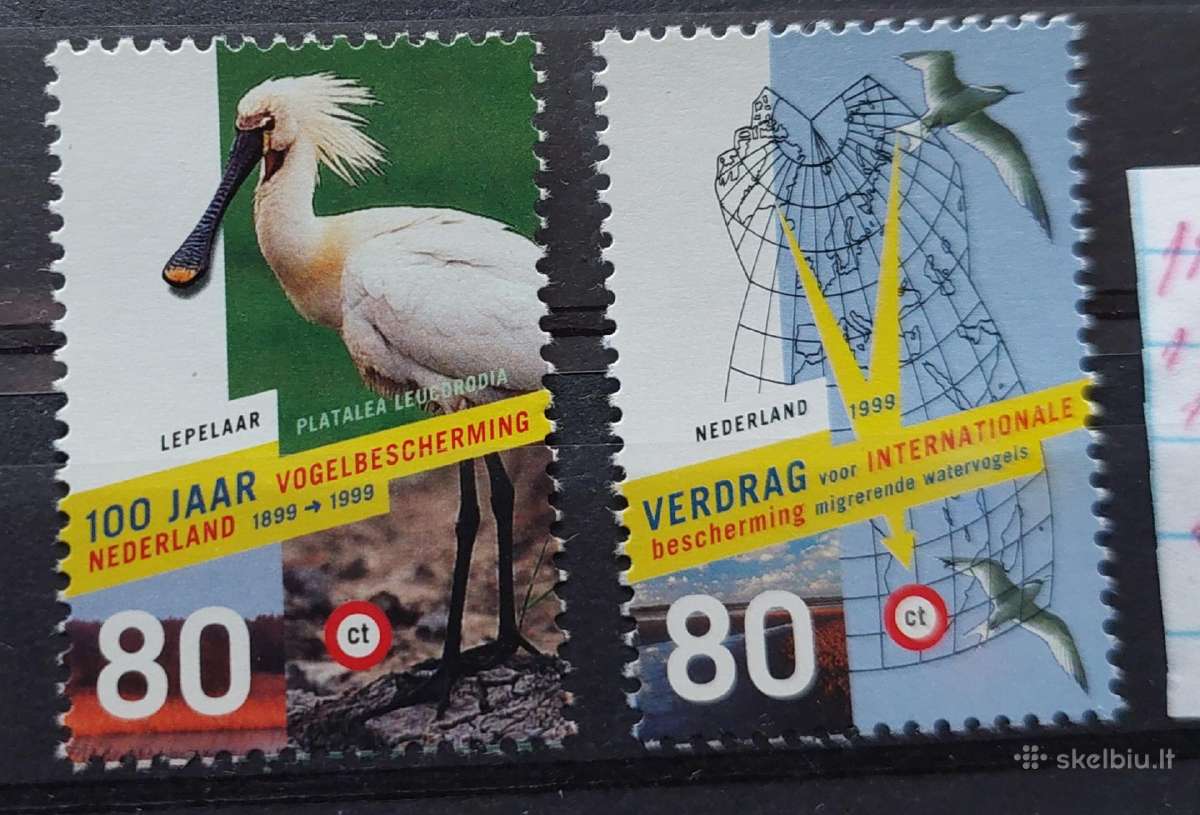 Nyderlandai 1999 paukščiai, švarus, Michel Nr. 170