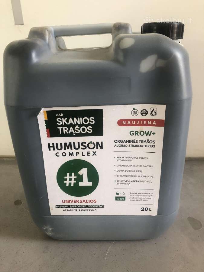 Ekologiškos organinės trašos Humuson Complex 20l. - nuotraukos Nr. 2