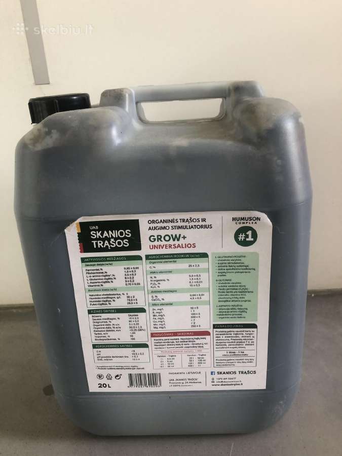 Ekologiškos organinės trašos Humuson Complex 20l. - nuotraukos Nr. 3