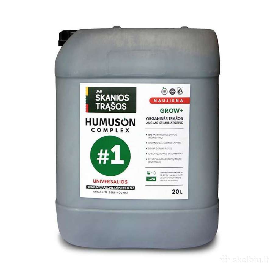 Ekologiškos organinės trašos Humuson Complex 20l.