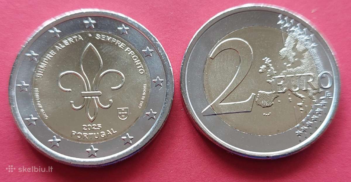 Progines 2€ monetos Portugalijos Unc - nuotraukos Nr. 2
