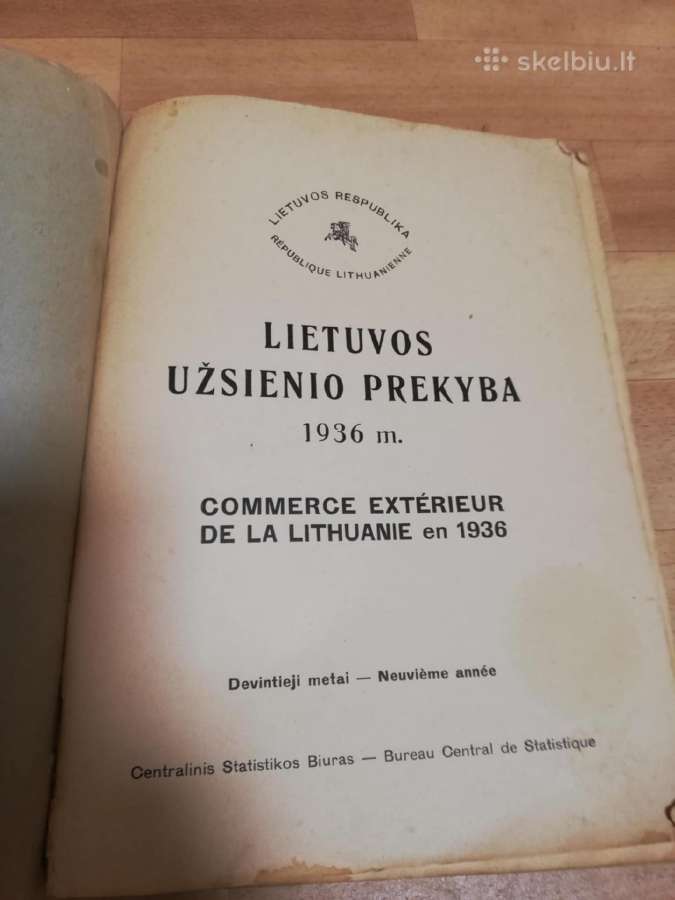 Lietuvos uzsienio prekyba 1936m - nuotraukos Nr. 2