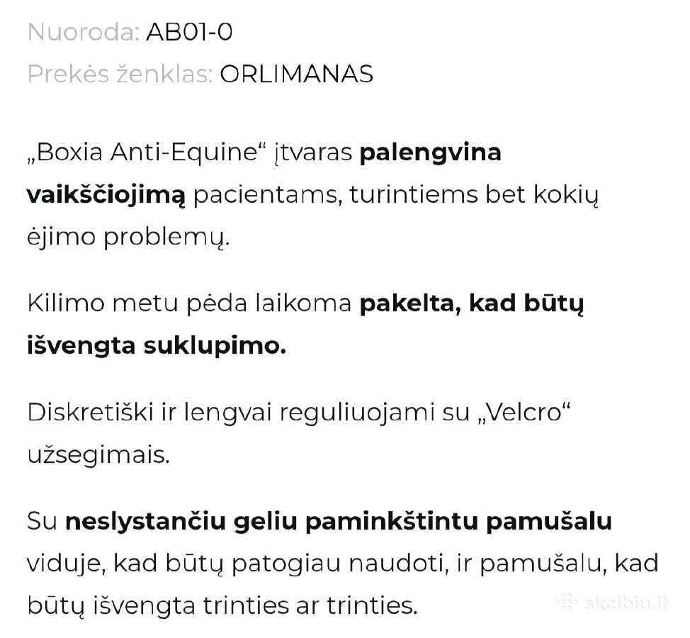 0rtopedinis pėdos įtvaras