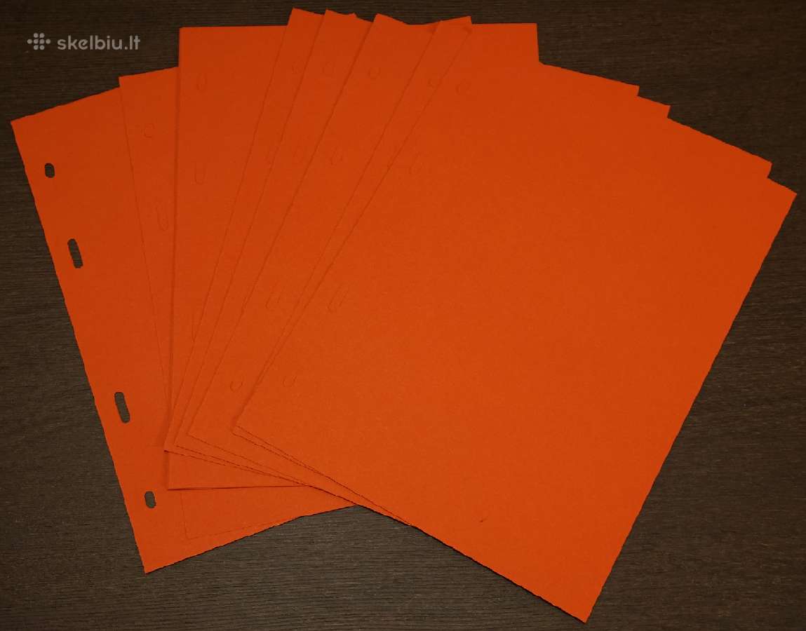 Skiriamieji lapai monetų ir banknotų albumams