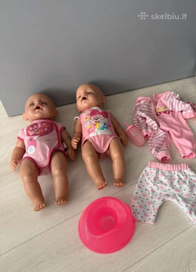 2 lėlės baby born daug zaistos - nuotraukos Nr. 2