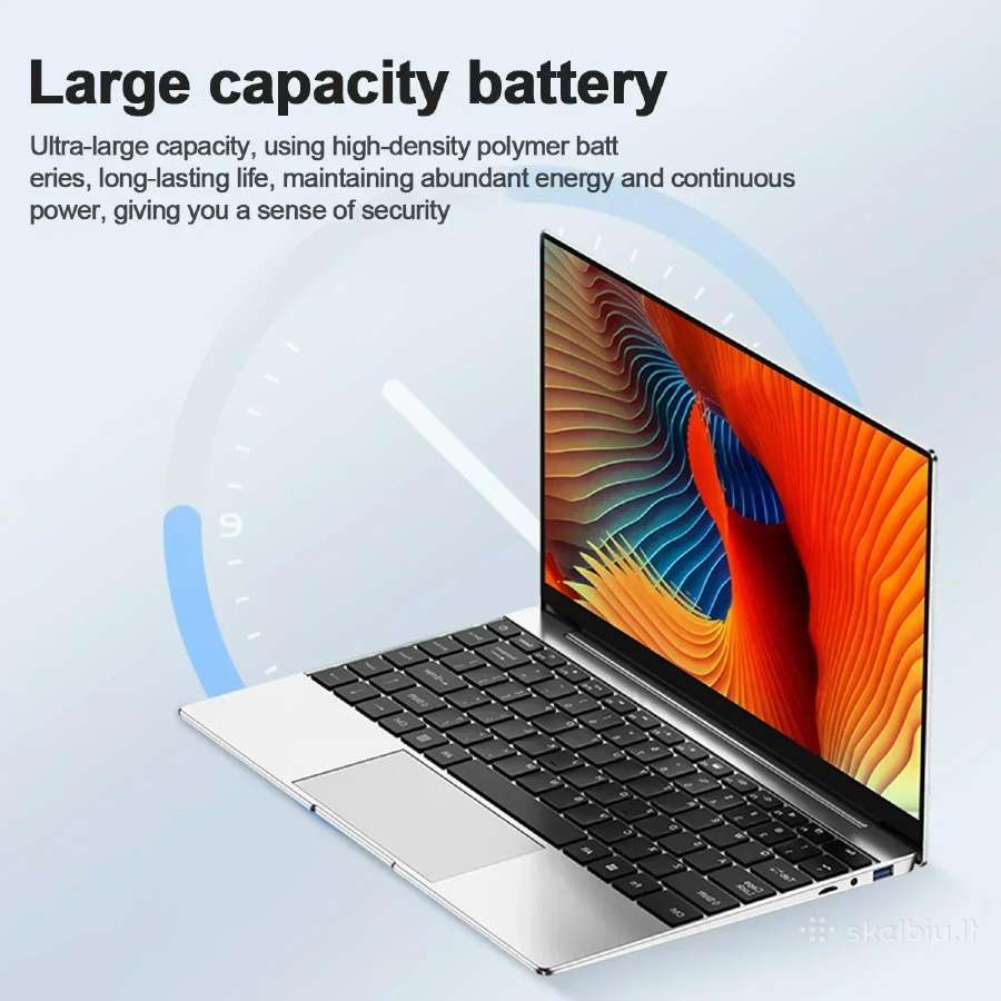 Naujas nešiojamas kompiuteris Intel 16gb RAM 256gb - nuotraukos Nr. 2