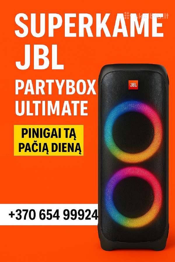Perku Jbl Partybox Vilnius +370 654 999 24