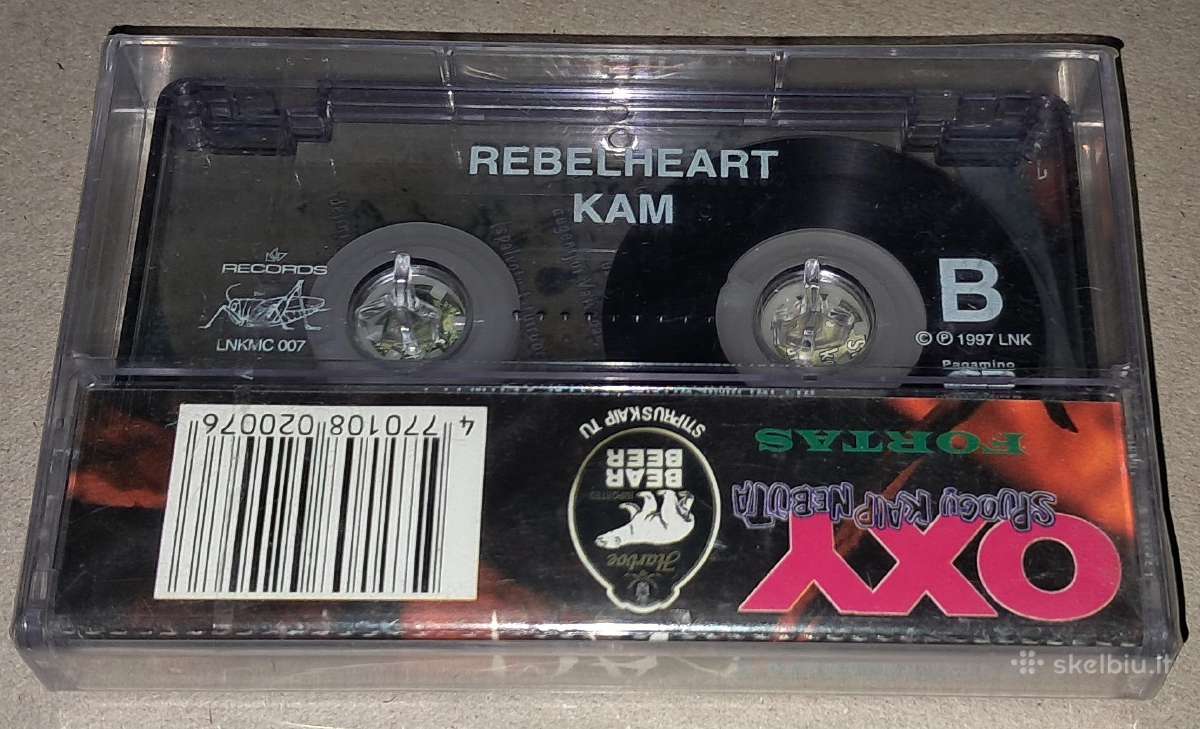 Audio kasete Rebelheart – Kam - nuotraukos Nr. 2