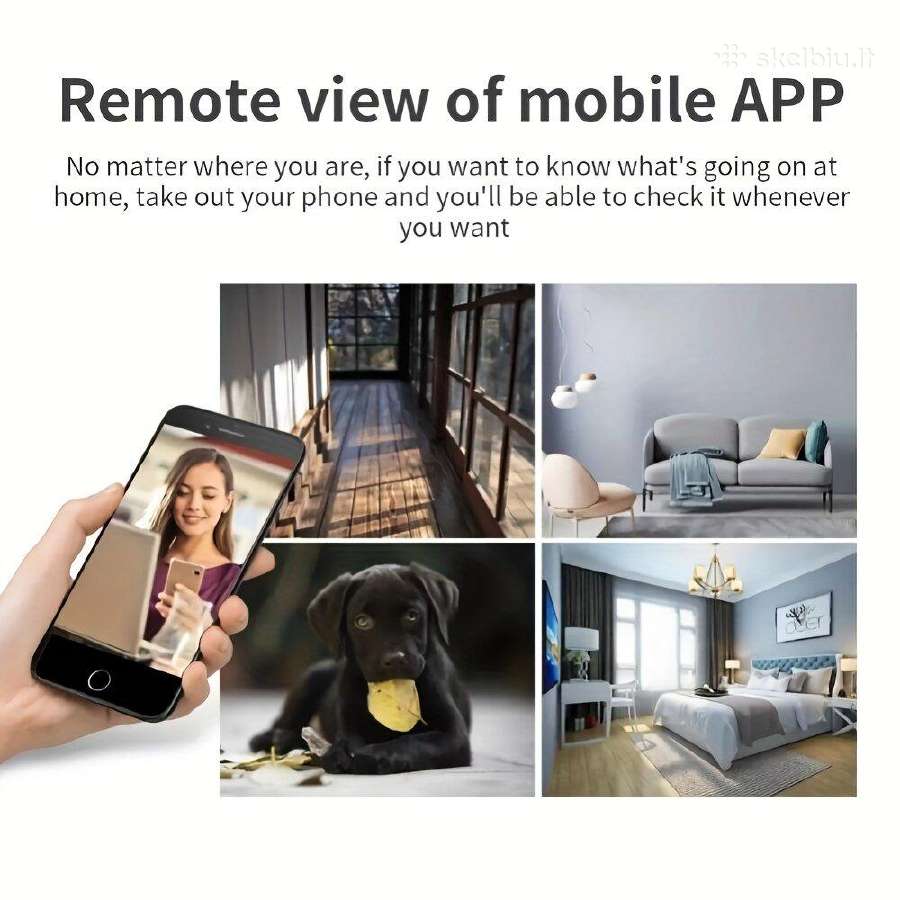 Belaidė Vidaus Apsaugos Ip Kamera 360 - nuotraukos Nr. 5