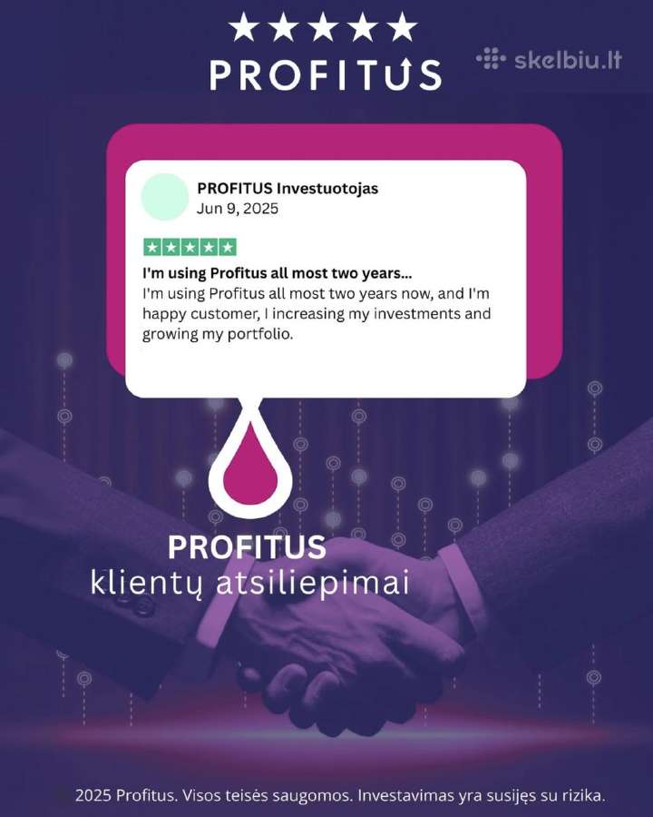 25 Eur dovana Profitus platformoje - nuotraukos Nr. 2