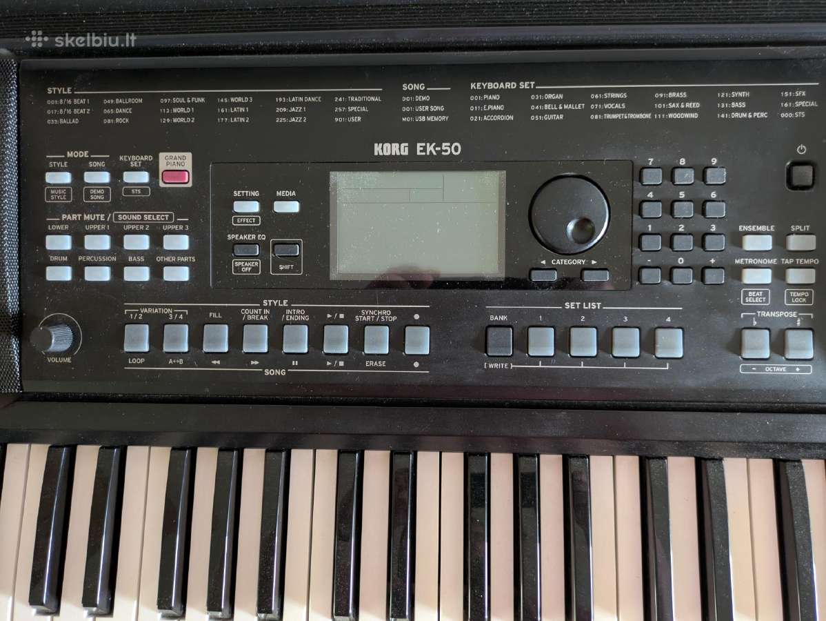 Korg Ek-50 + Stovas - nuotraukos Nr. 2