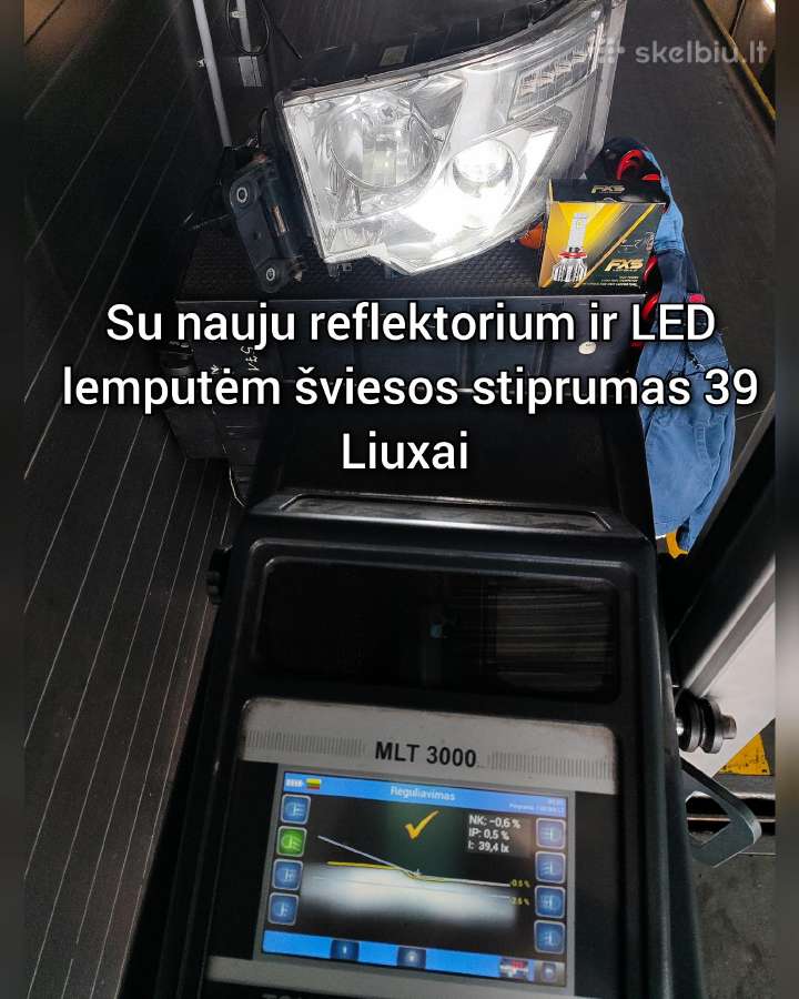 Nauji Reflektoriai Žibintams Renault T ir Iveco - nuotraukos Nr. 9