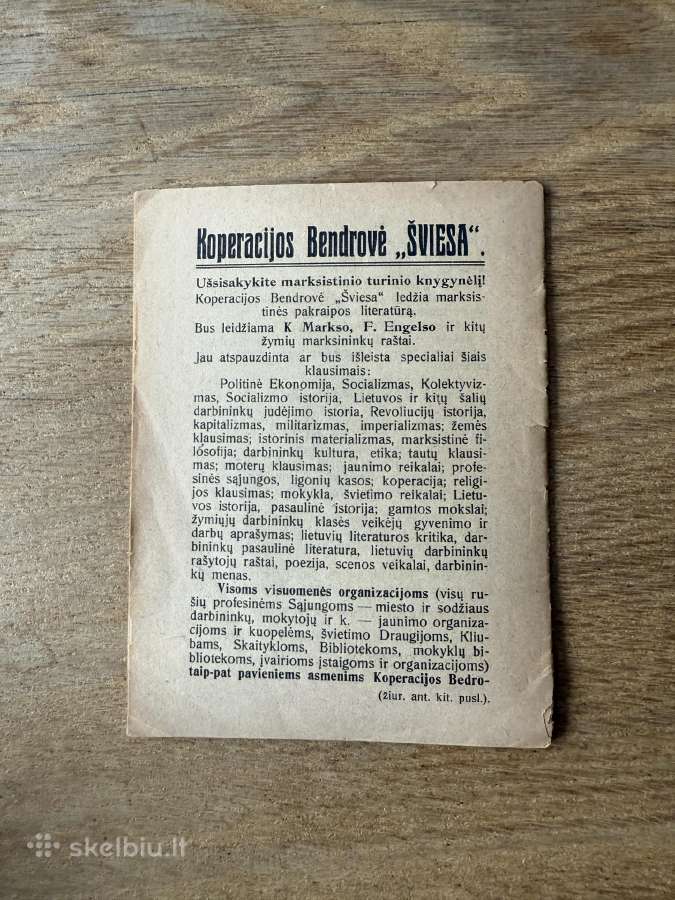 K. Markso ,kapitalas 1921 m. - nuotraukos Nr. 7