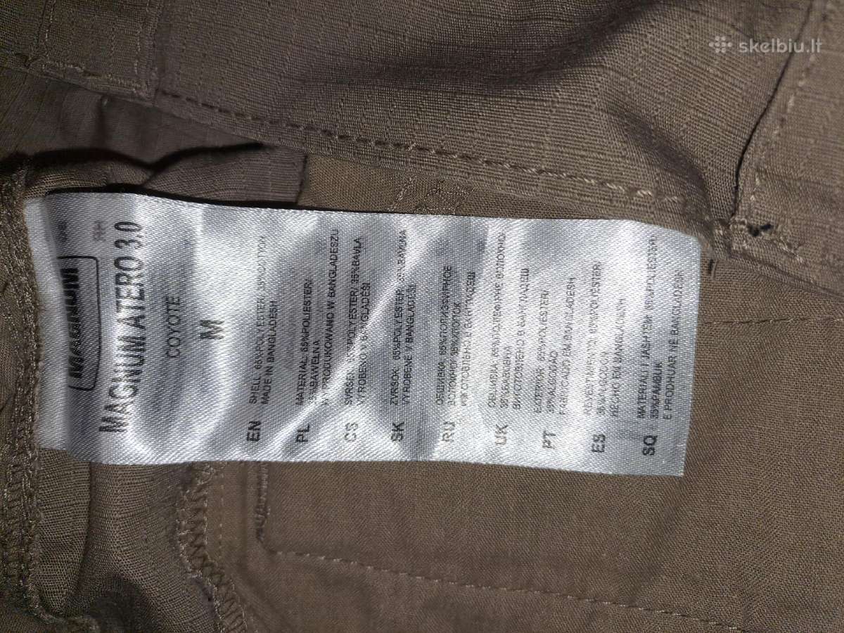 Magnum atero 3.0 coyote taktinės kelnes M d. - nuotraukos Nr. 9