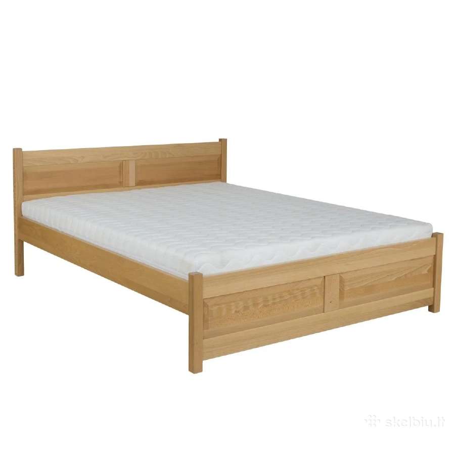 Medinė lova masyvas bukas 160x200 Vilnius 375€ - nuotraukos Nr. 3