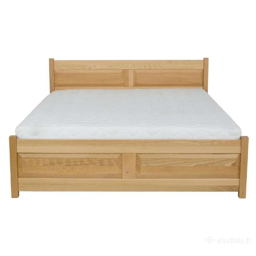 Medinė lova masyvas bukas 160x200 Vilnius 375€ - nuotraukos Nr. 4